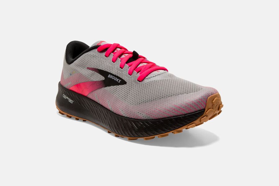 Brooks Running Shoes - Catamount Trail Womens - Navy/Pink - HEP-179863